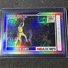 2023-24 Hoops Highlights LeBron James #1 card