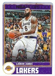 2023-24 Hoops Winter Base Set LeBron James #290 card