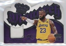 2023-24 Panini Crown Royale Monarch Memorabilia LeBron James #MM-LBJ card
