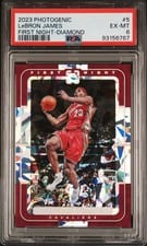2023-24 Panini Photogenic First Night LeBron James #5 card