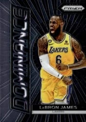 2023-24 Panini Prizm Dominance LeBron James #3 card