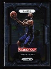 2023-24 Panini Prizm Monopoly Base Set LeBron James #40 card