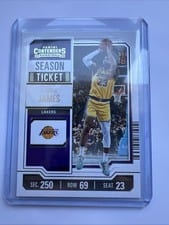 2023 Panini Contenders LeBron James Season Ticket #46 card