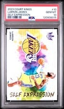 2023 Panini Court Kings Self Expression LeBron James #10 card