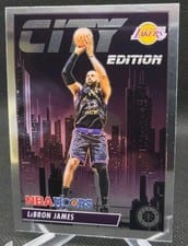 2023 Panini Hoops Premium Stock City Edition LeBron James #15 card