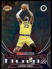 2023 Panini Hoops Premium Stock Hoopla LeBron James #10 card