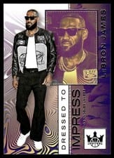 2024-25 Panini Court Kings Dressed to Impress LeBron James #2 card
