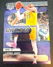 2024-25 Panini Mosaic Give and Go LeBron James #1 card