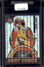 2024-25 Panini Mosaic Heat Check LeBron James #1 card