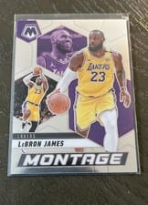 2024-25 Panini Mosaic Montage LeBron James #19 card