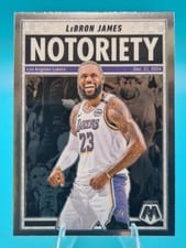 2024-25 Panini Mosaic Notoriety LeBron James #6 card
