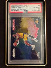 2024-25 Panini Prizm Monopoly Black Money Blast LeBron James #BMB-3 card