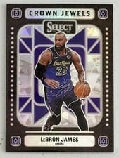 2024-25 Panini Select Crown Jewels LeBron James #5 card