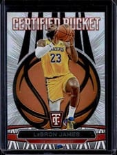 2024-25 Panini Totally Certified Certified Bucket LeBron James #5 card