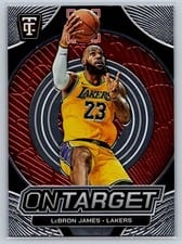 2024-25 Panini Totally Certified On Target LeBron James #10 card