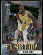2024-25 Topps Chrome Film Study LeBron James #FS-6 card