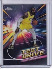 2024-25 Topps Chrome Test Drive LeBron James #TD-14 card
