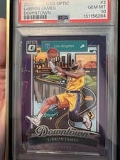 LeBron James 2025 Panini Donruss Optic Downtown #2