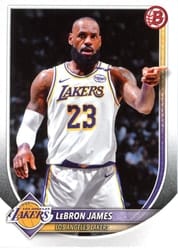 2025-26 Bowman Base Set LeBron James #121 card