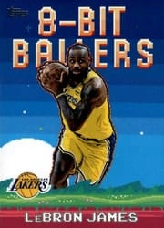 2025-26 Topps 8-Bit Ballers LeBron James #8B-19 card