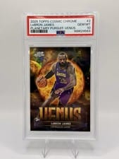 2025-26 Topps Cosmic Chrome Planetary Pursuit Venus LeBron James #PPV-2 card
