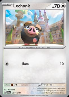2025 Journey Together Lechonk #139 card