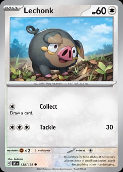 2023 Scarlet & Violet Lechonk #155 card