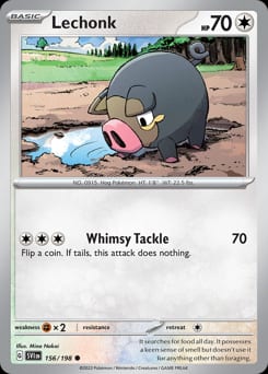 2023 Scarlet & Violet Lechonk #156 card
