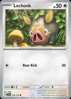 2024 Stellar Crown Lechonk #126 card