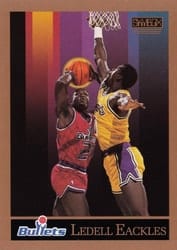 1990-91 SkyBox Base Set Ledell Eackles #287 card