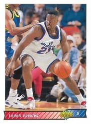 1992-93 Upper Deck Base Set Ledell Eackles #159 card