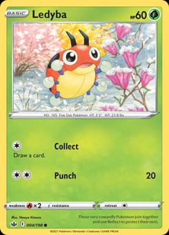 Chilling Reign Ledyba #4 card