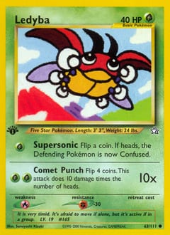Neo Genesis Ledyba #63 card