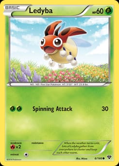 XY Ledyba #6 card