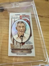2021 Topps Allen & Ginter Mini World Leaders Lee Hsien Loong #MWL-17 card