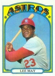 1972 Topps Base Set Lee May #480 card
