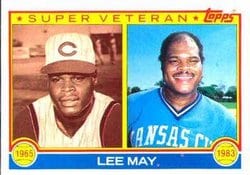 1983 Topps Base Set Lee May #378 card