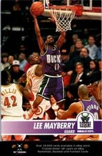 1994-95 Hoops Base Set Lee Mayberry #119 card