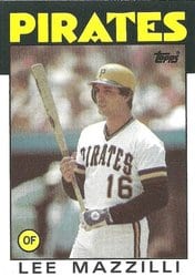 1986 Topps Base Set Lee Mazzilli #578 card