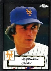 2021 Topps Chrome Platinum Anniversary Base Set Lee Mazzilli #596 card