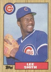 1987 Topps Base Set Lee Smith #23 card