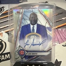 2022 Finest Moments Autographs Lee Smith #FMA-LS card