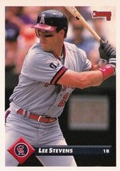 1993 Donruss Base Set Lee Stevens #65 card