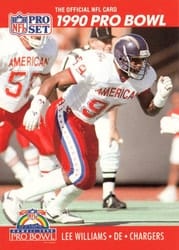 1990 Pro Set Base Set Lee Williams #376 card