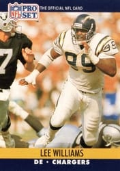 1990 Pro Set Base Set Lee Williams #635 card