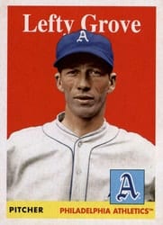 2019 Topps Archives Base Set Lefty Grove #62 card