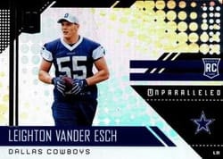 2018 Panini Unparalleled Base Set Leighton Vander Esch #292 card