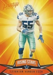 2019 Panini Prestige Rising Stars Leighton Vander Esch #RS-LV card