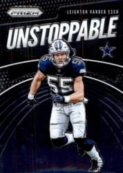 2019 Panini Prizm Unstoppable Leighton Vander Esch #10 card
