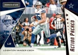 2019 Panini Rookies & Stars Action Packed Leighton Vander Esch #AP-LV card